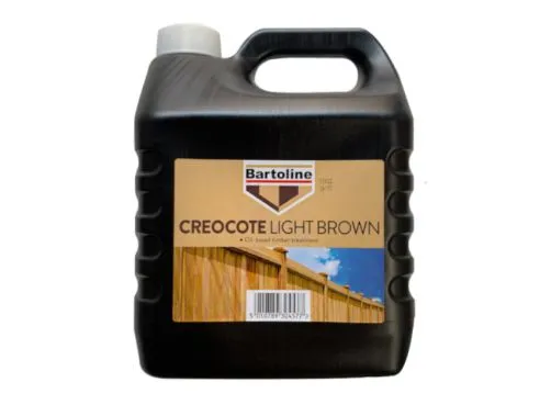 Bartoline Creocote Timber Treatment 4 Litre Light Formula
