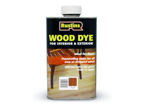 Rustins Wood Dye Light Teak 250 ml WDLT250