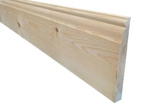 25 x 75mm (Fin 20 x 67mm) 3" Ovolo Solid Softwood Timber Architrave
