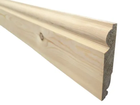 25 x 125 mm Torus & Ovolo Dual Purpose Timber Skirting Board (21x120 finish)