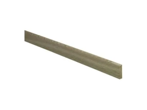 COV5002 8 x 34 x 2400 mm Oak Flat D Shape Hardwood Moulding