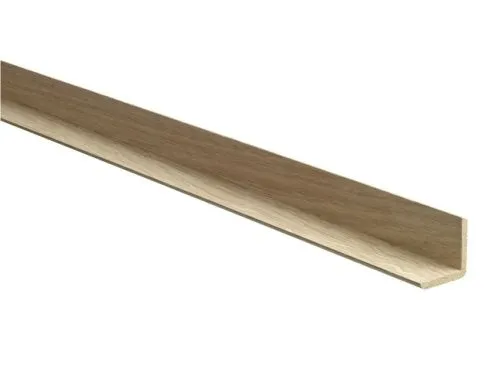 CRN5004 20 x 20 x 2400mm Oak Angle Hardwood Moulding Corner Edge Trim