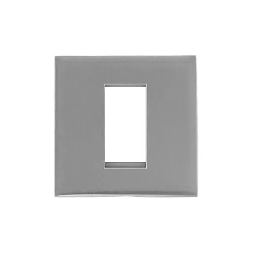 Winchester Range-Satin Chrome   -1 Module Euro Plate