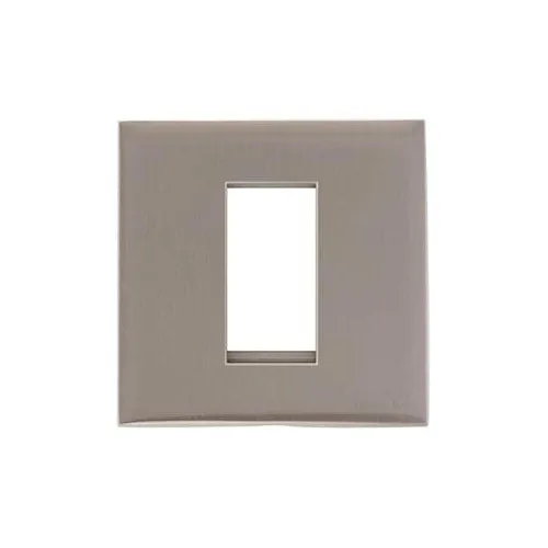 Winchester Range-Satin Nickel-1 Module Euro Plate