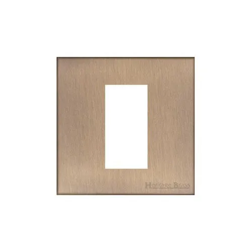 Winchester Range-Antique Brass-1 Module Euro Plate