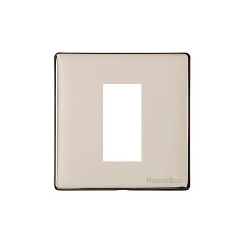 Vintage Range-Satin Nickel-1 Module Euro Plate