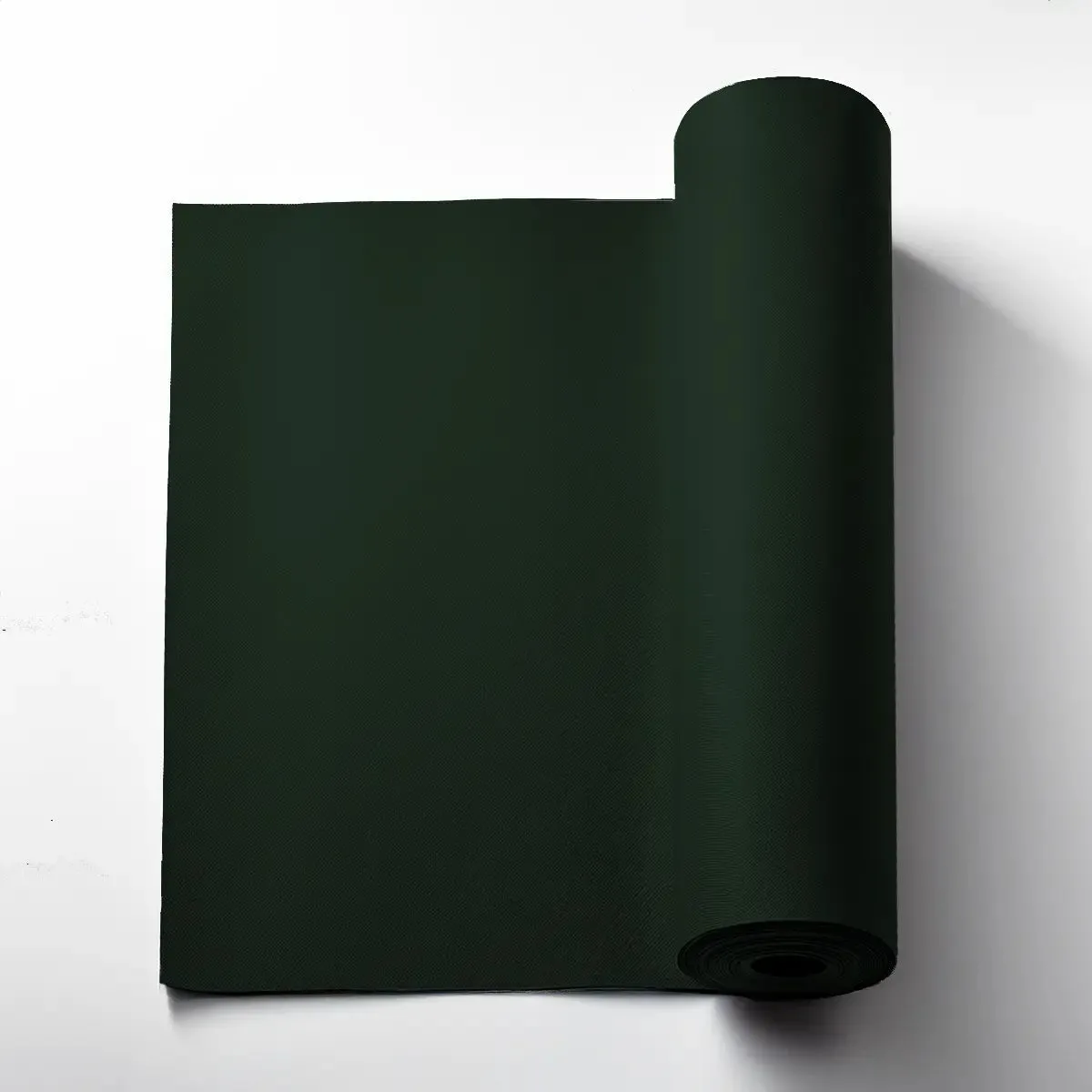 AVOCADO Plain Acoustic Black Wallpaper - 90% Wool
