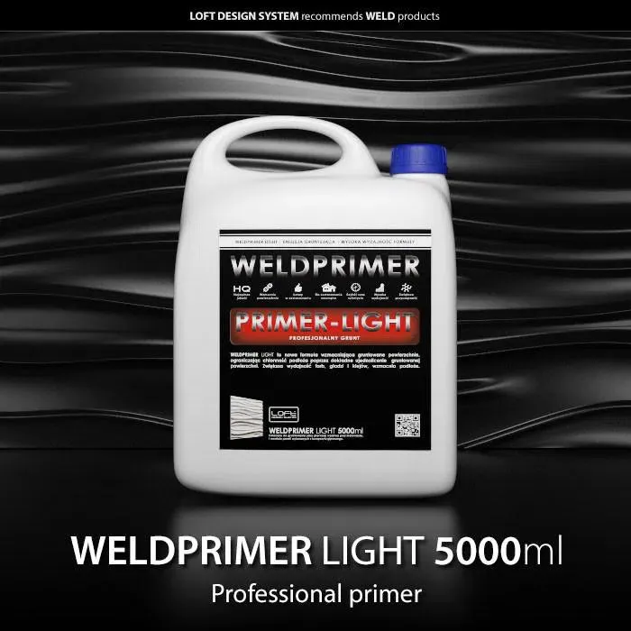 Premium Gypsum Adhesives & accessories WELDPRIMER Light - 5L