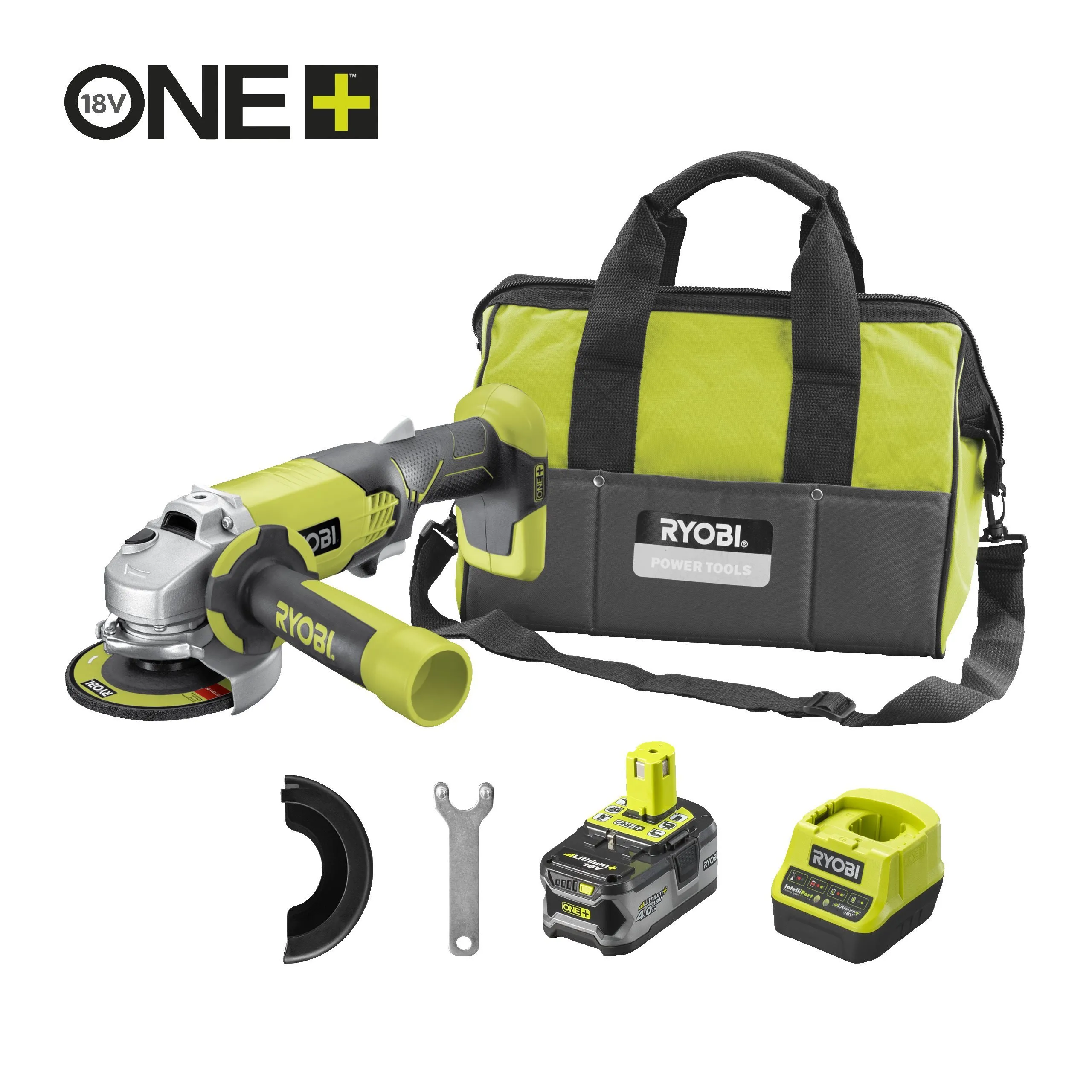 18V ONE+™ Cordless Angle Grinder Starter Kit (1 x 4.0Ah)