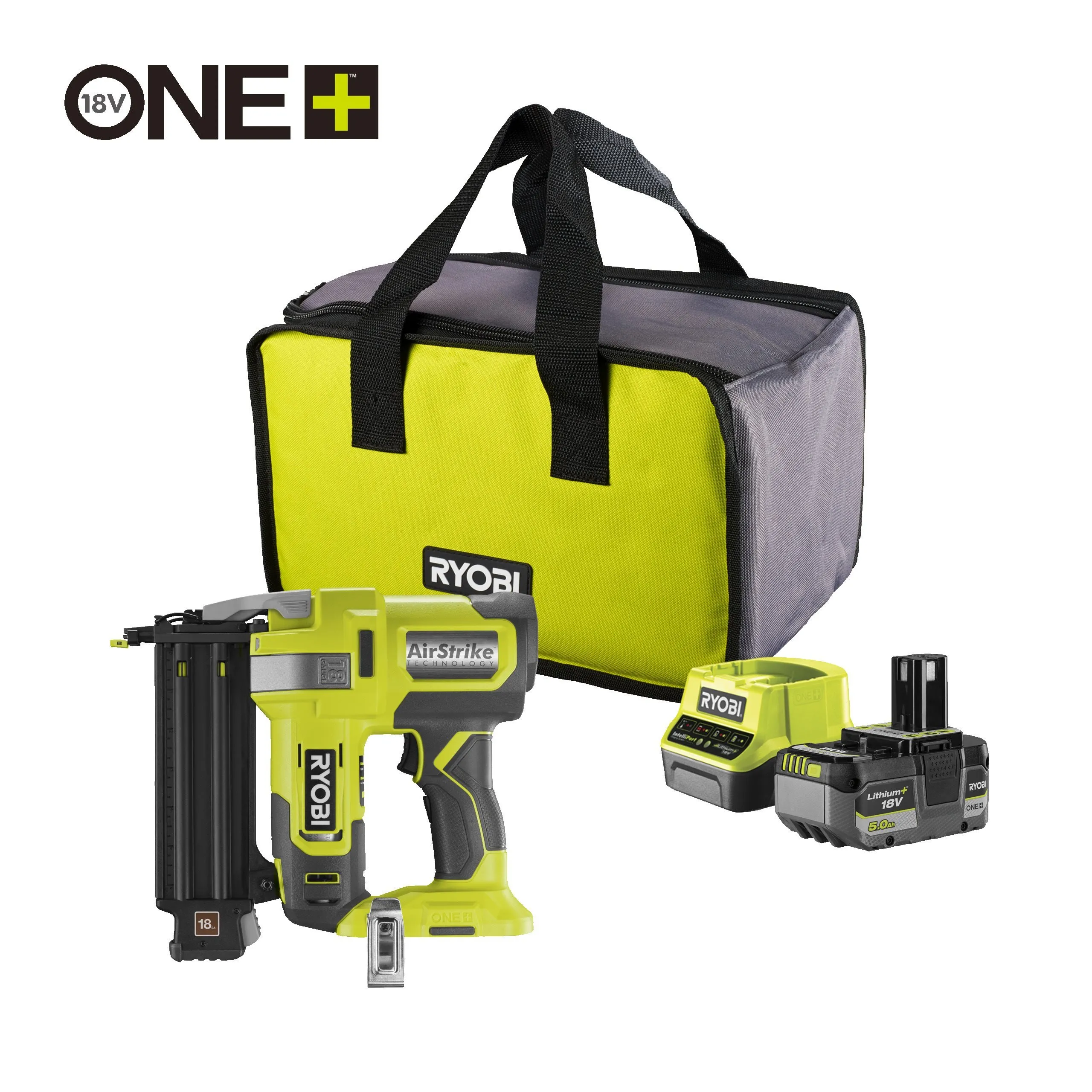 18V ONE+™ Cordless 18 Gauge Nailer Starter Kit (1 x 5.0Ah)