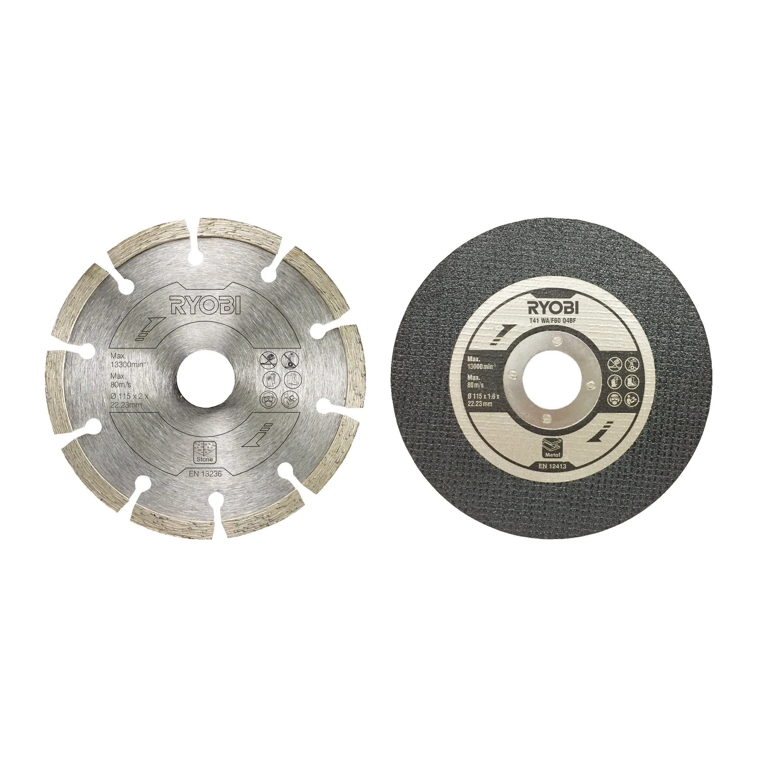 Angle Grinder 115mm Cutting Disc Kit (6 piece)
