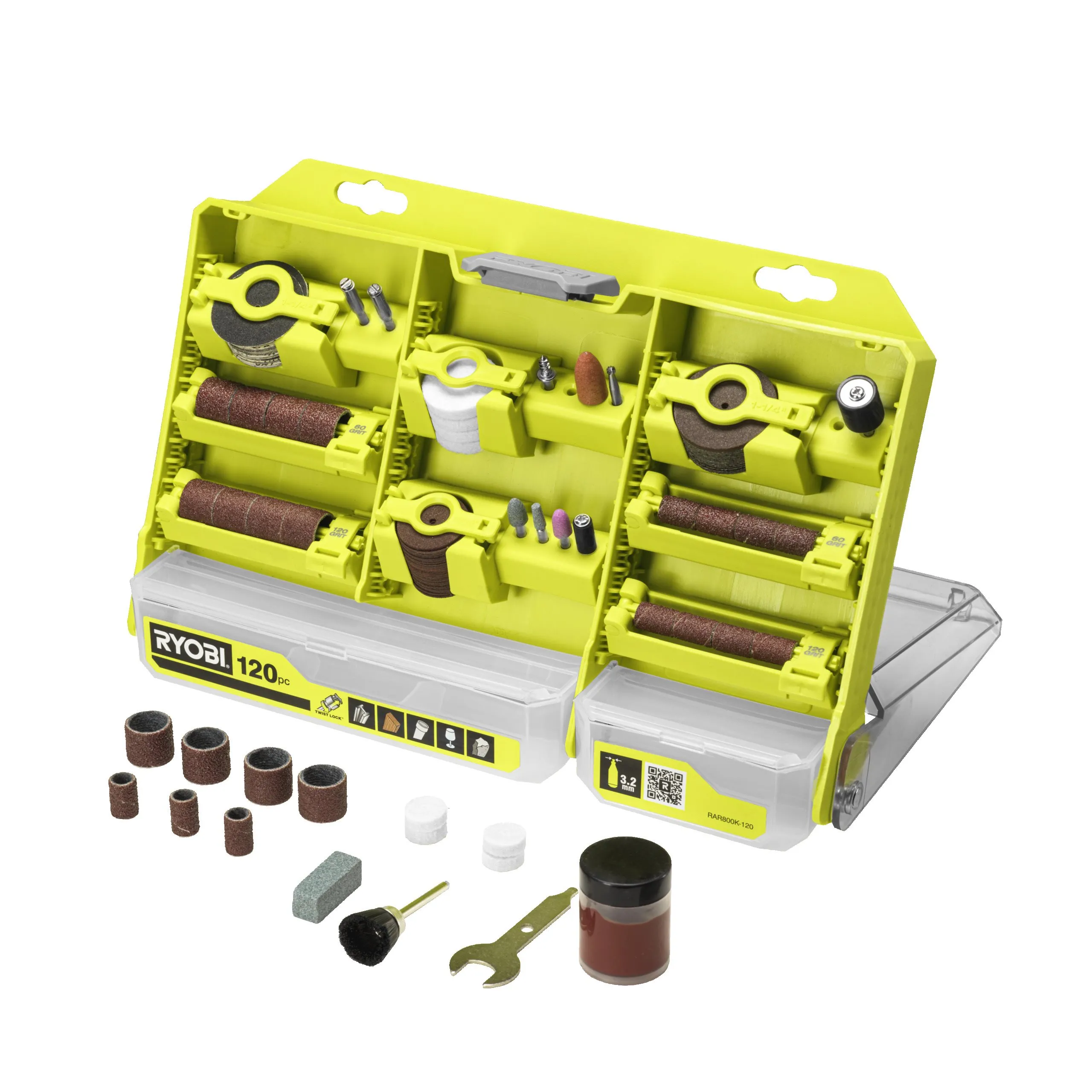 120PC Standard All-Purpose Rotary Accy Kit