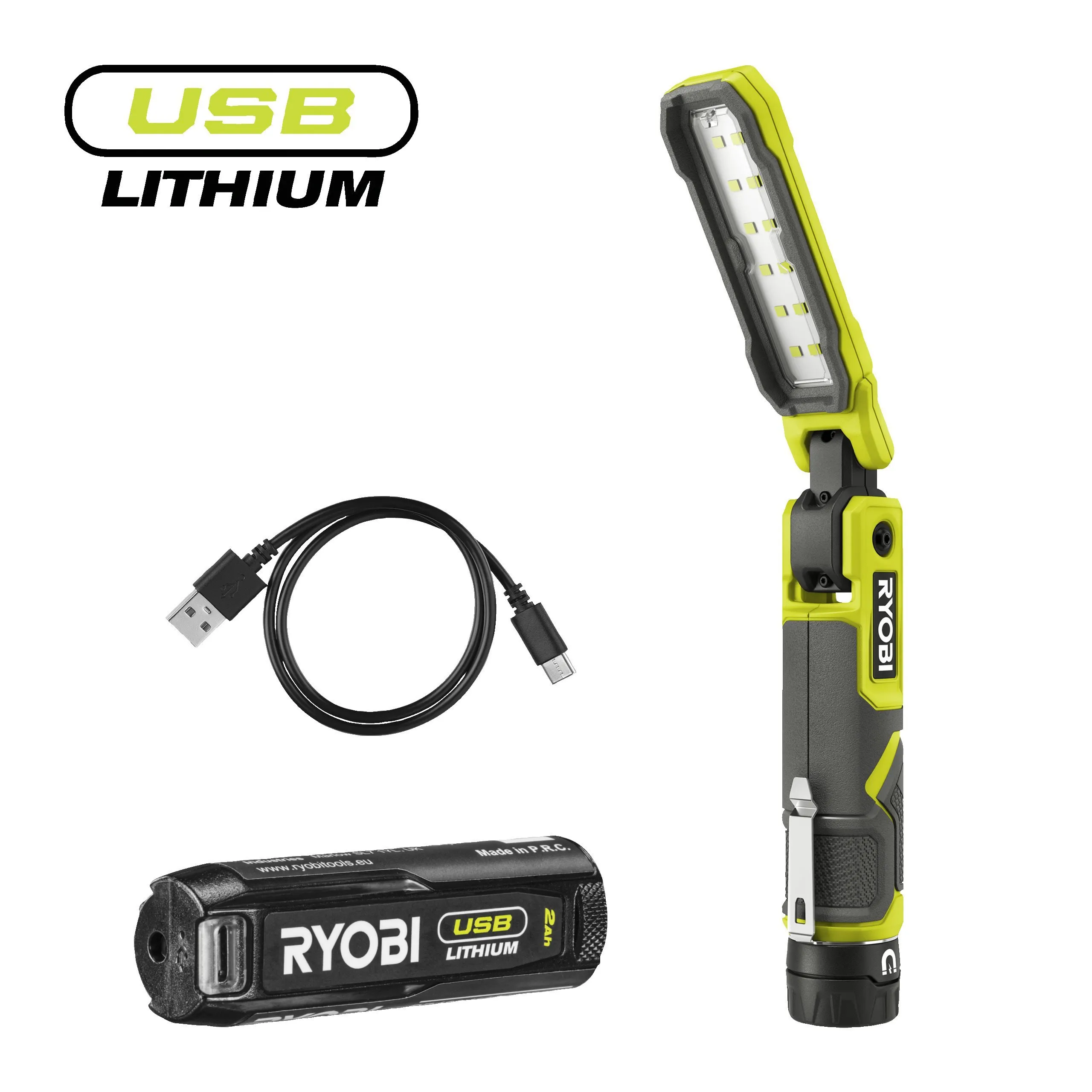 4V USB Lithium™ Cordless Pivoting Inspection Light (1 x 2.0Ah)