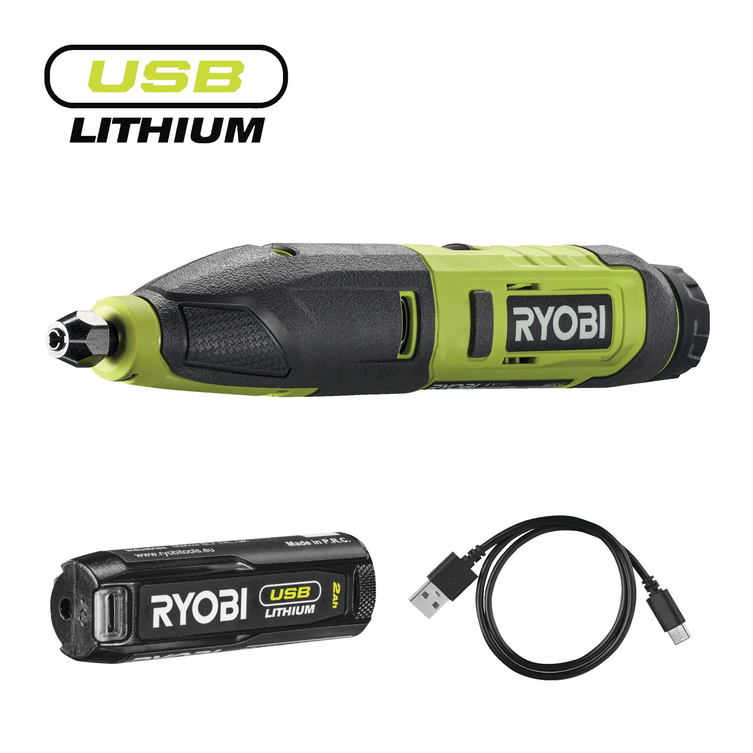 4V USB Lithium™ Cordless Power Carver Tool (1 x 4V 2.0Ah)
