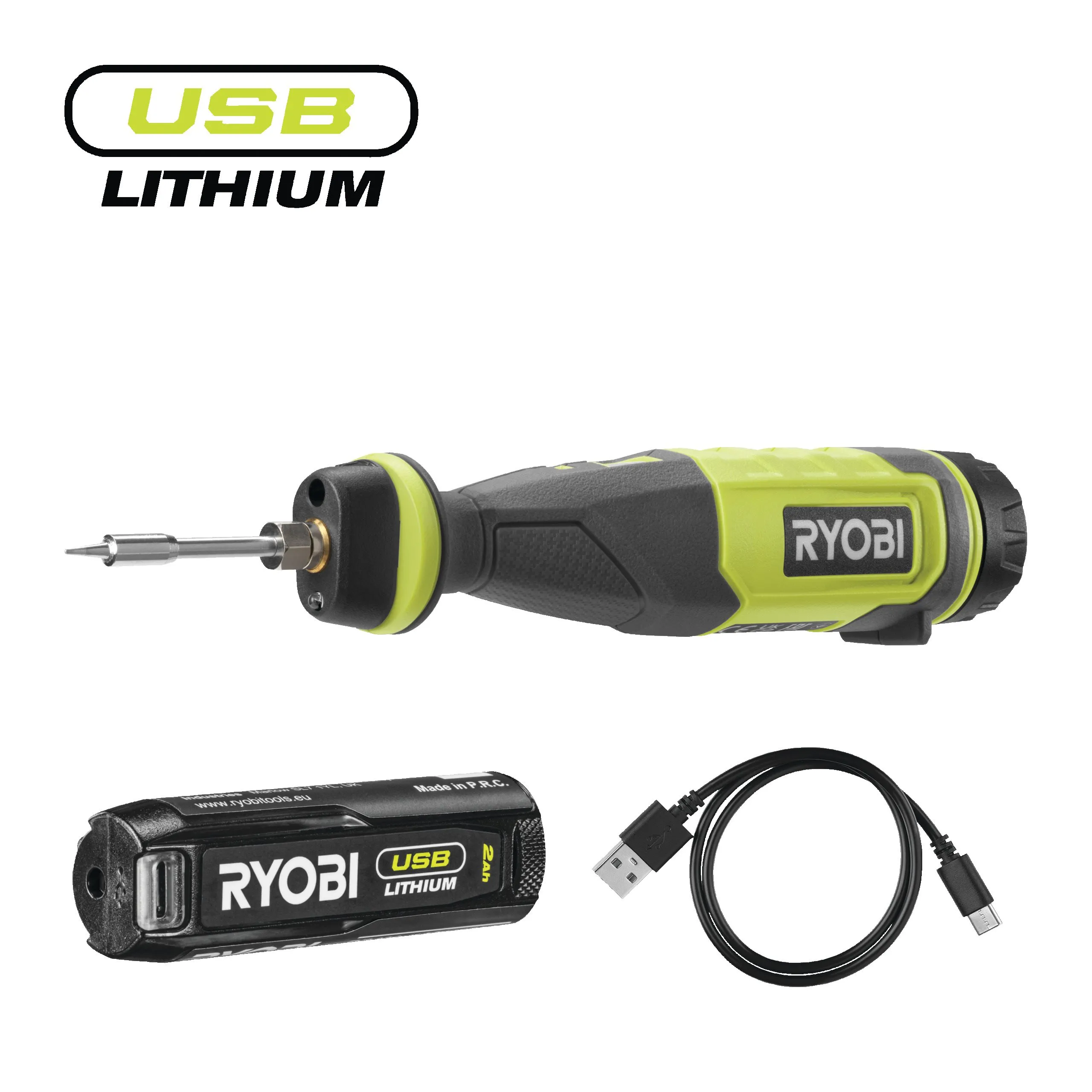 4V USB Lithium™ Cordless Soldering Iron (1x 4V 2.0Ah)