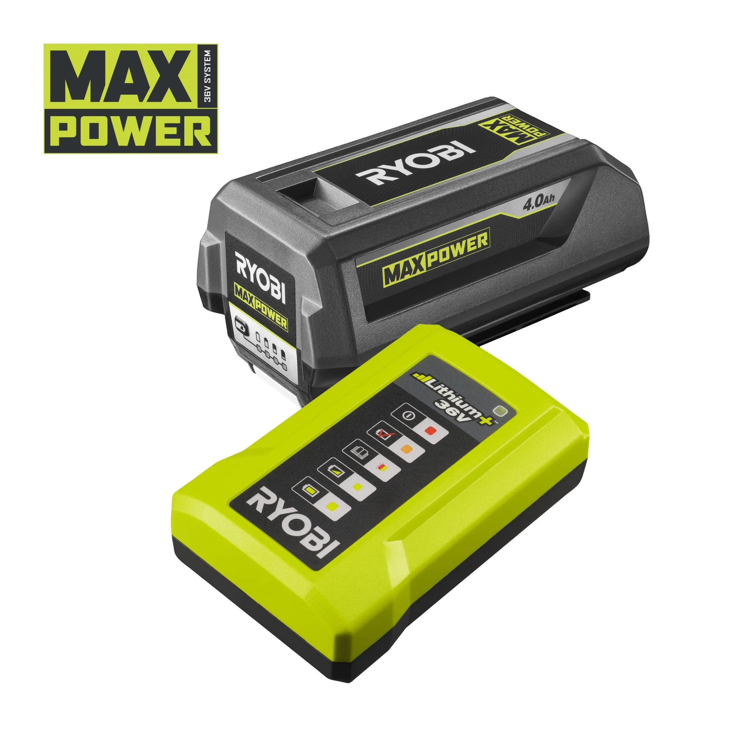 36V MAX POWER Lithium+™ 4.0Ah Battery & 1.7A Charger Kit