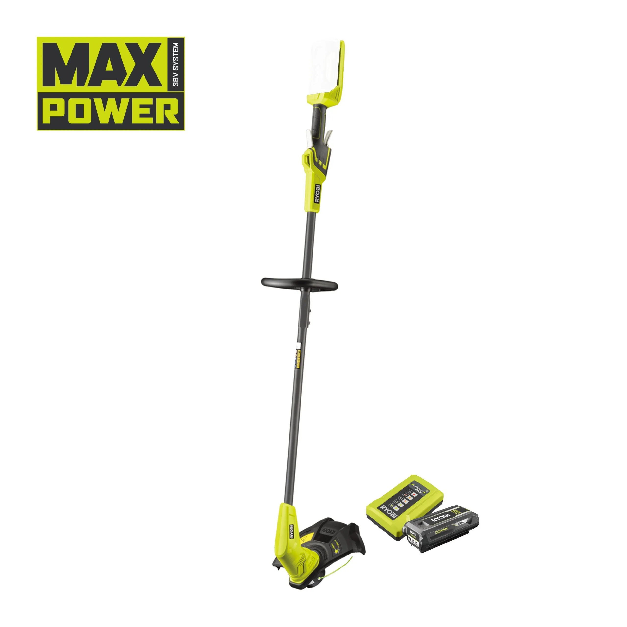 36V MAX POWER Cordless 28/33cm Grass Trimmer Starter Kit (1 x 2.0Ah)