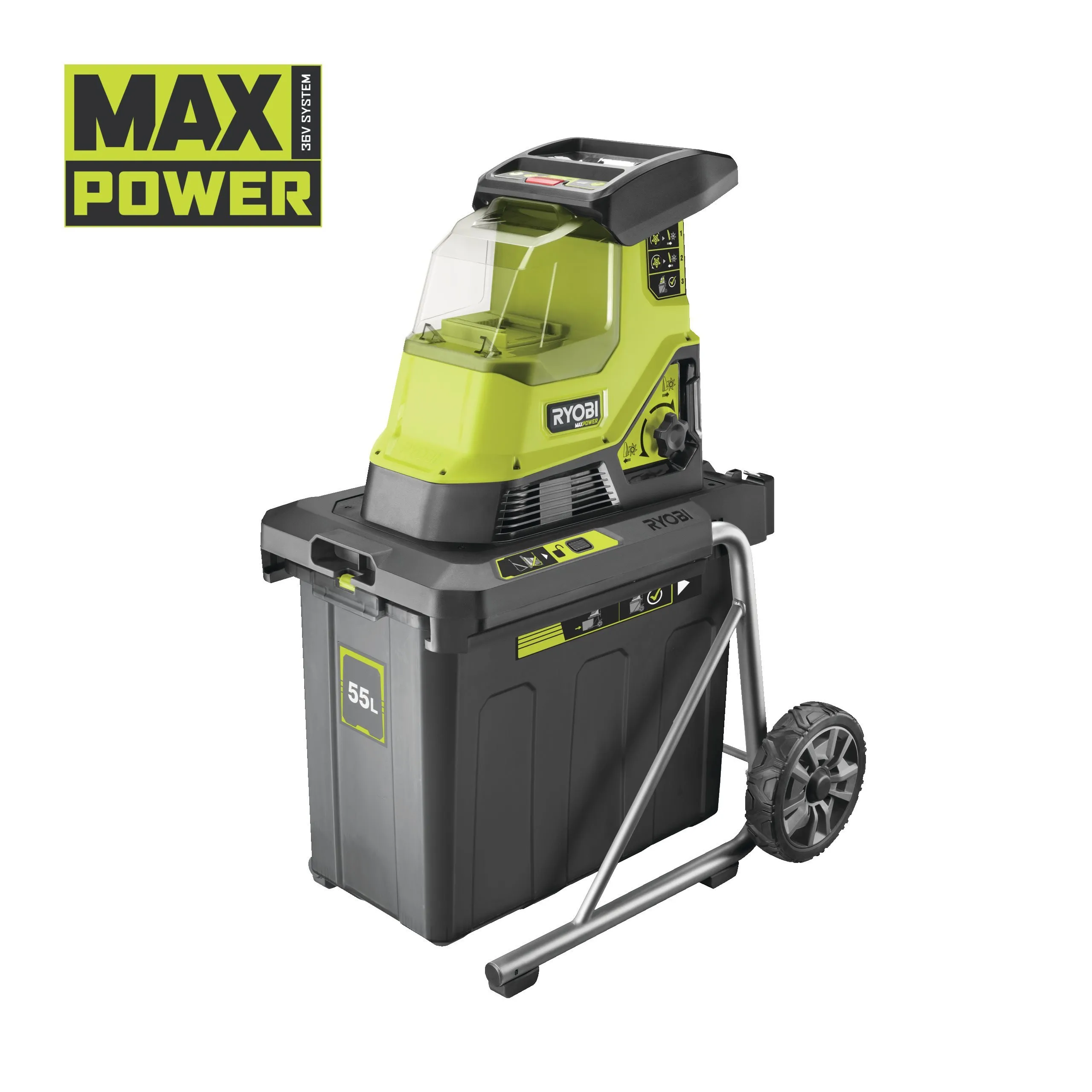 36V MAX POWER Cordless Brushless Shredder (Bare Tool)