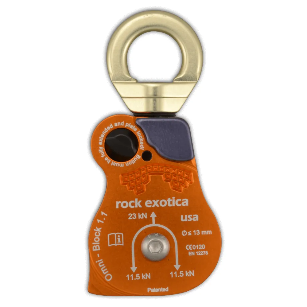 Rock Exotica Omni Block Single Pulley | Next Day Delivery