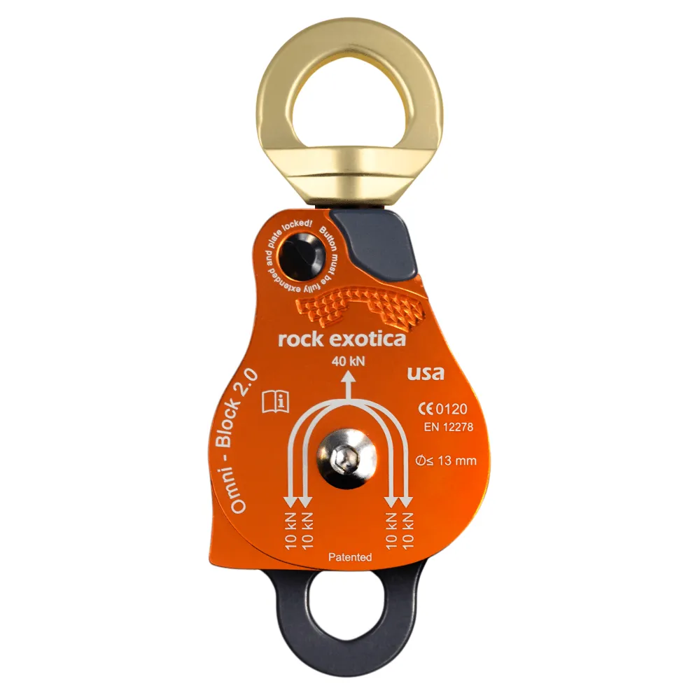 Rock Exotica Omni Block 2.0 Double Pulley | FREE UK Delivery