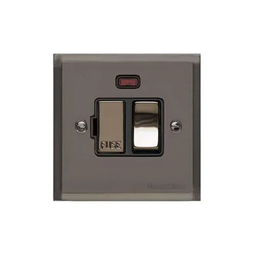 Elite Stepped Plate Range-Black Nickel-Switched Spur with Neon (13 Amp)