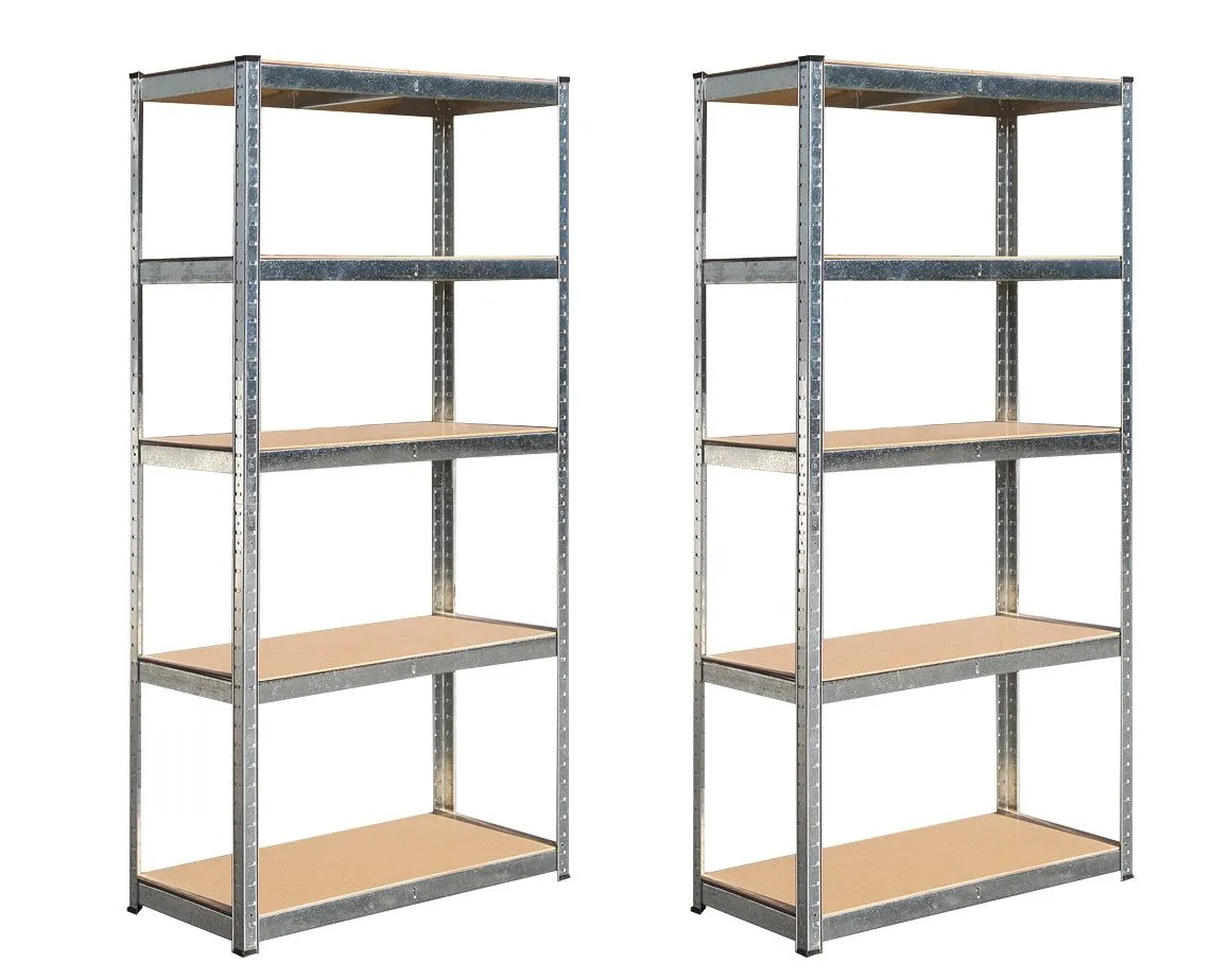 HILKA Two Sets 175kg 5 Tier Boltless Shelving