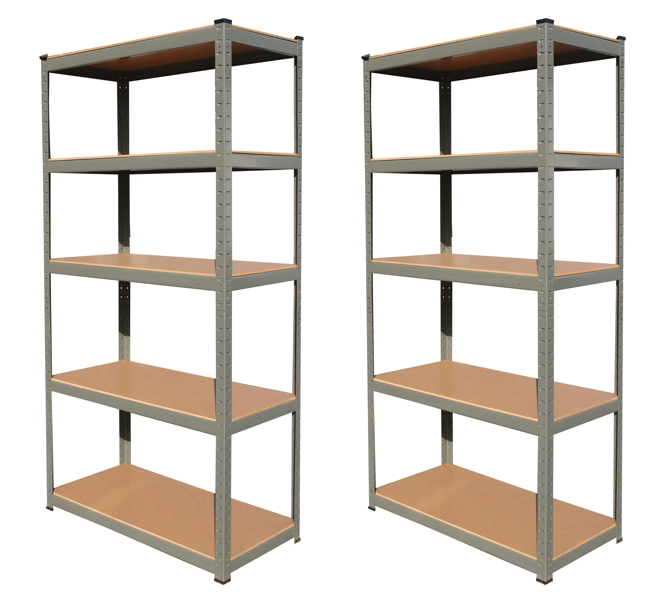 HILKA Two Sets 265kg 5 Tier Boltless Shelving