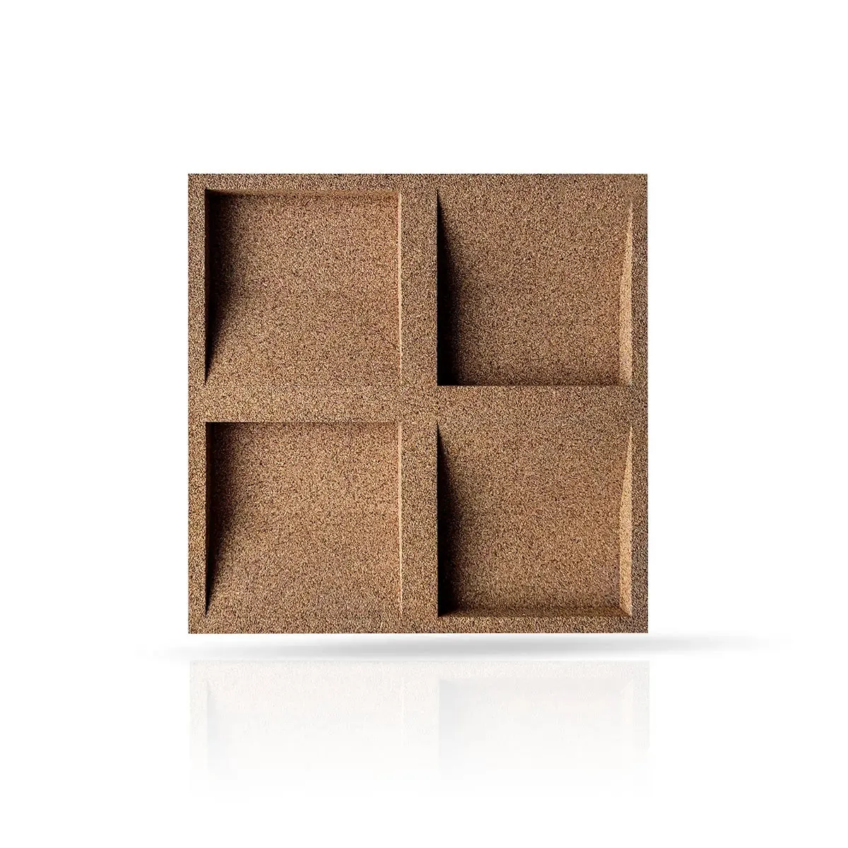 SQUARE 3D Cork Acoustic Wall Panels