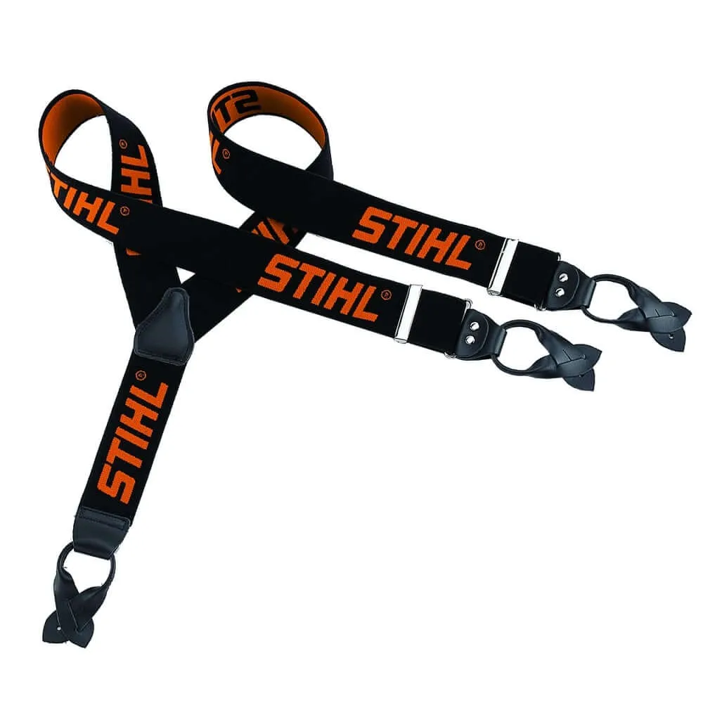 Stihl Black Button On Chainsaw Trousers Braces
