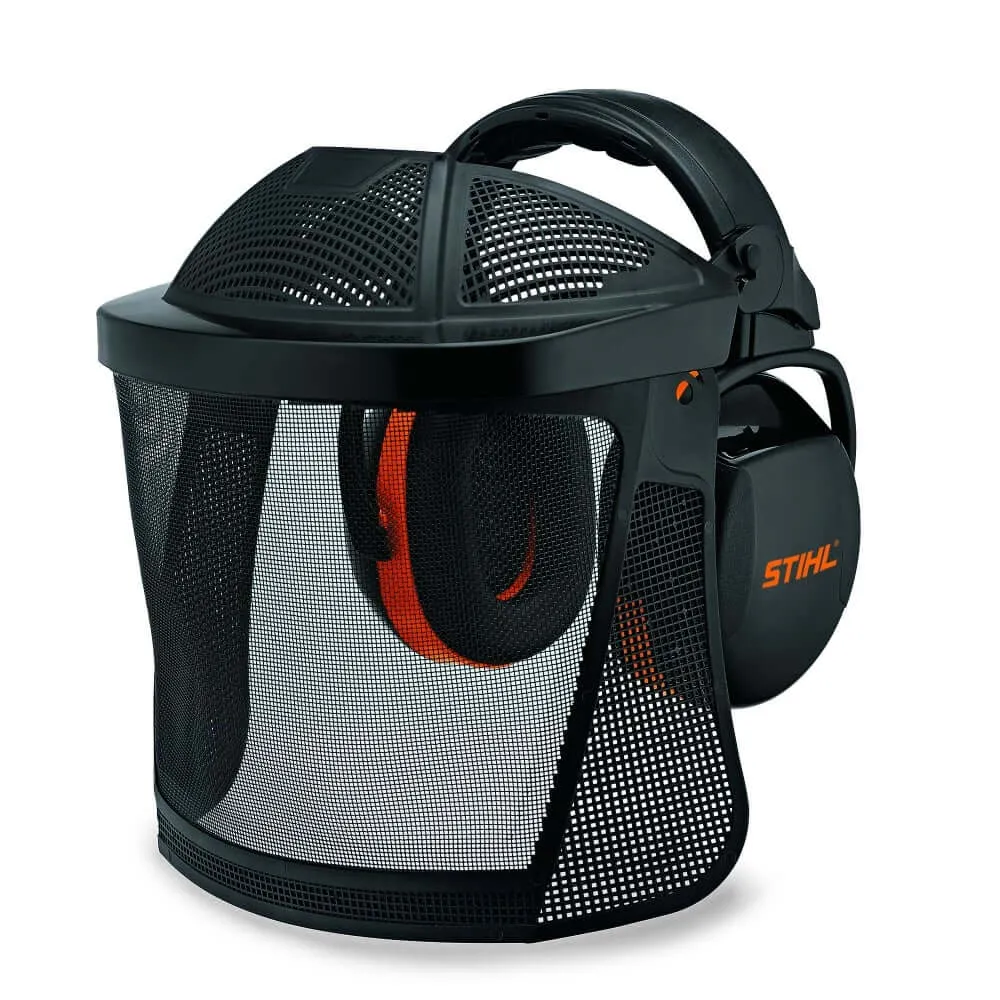 STIHL Nylon Mesh Visor with Ear Defenders | UK Fast Ship