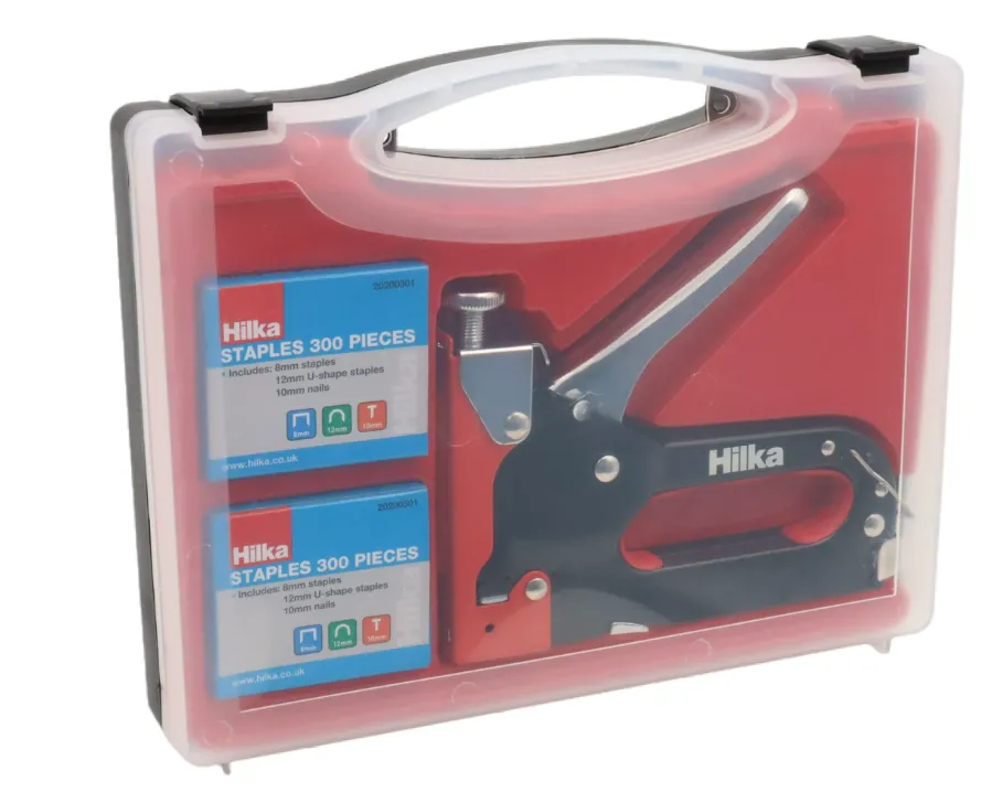 HILKA 3 in 1 Staple Gun Kit with 600 Staples