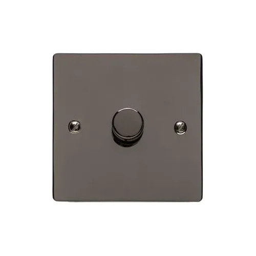 Elite Flat Plate Range-Black Nickel-1 Gang Dimmer (400 watts)