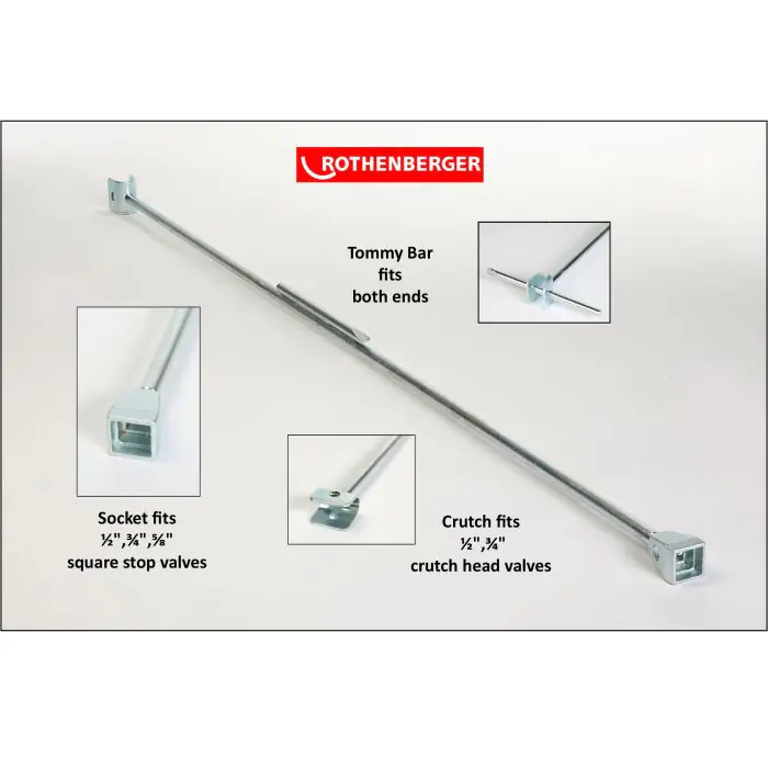 Rothenberger Universal 5In1 Stop Cock Key  67040