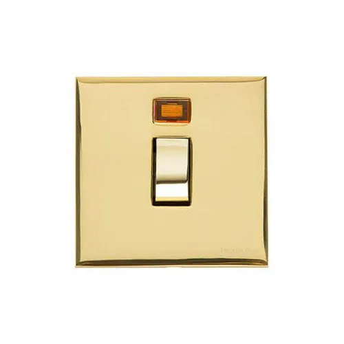 Winchester Range-Polished Brass-20A DP SWITCH with Neon