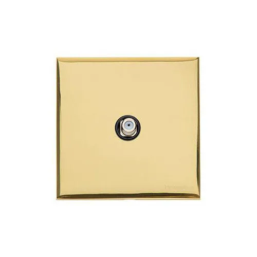 Winchester Range-Polished Brass-1 Gang Satellite Socket