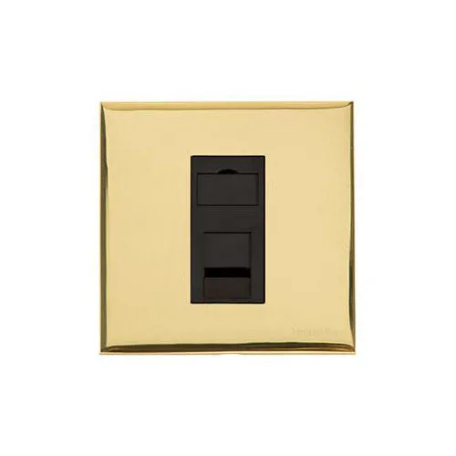 Winchester Range-Polished Brass-1 Gang RJ45
