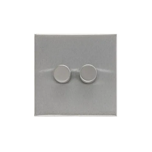 Winchester Range-Satin Chrome -2 Gang Dimmer (400 watts)