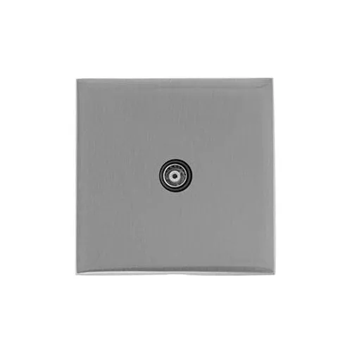 Winchester Range-Satin Chrome   -1 Gang Isolated TV Coaxial Socket