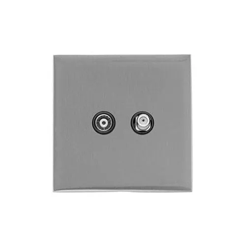 Winchester Range-Satin Chrome -TV/Satellite Socket