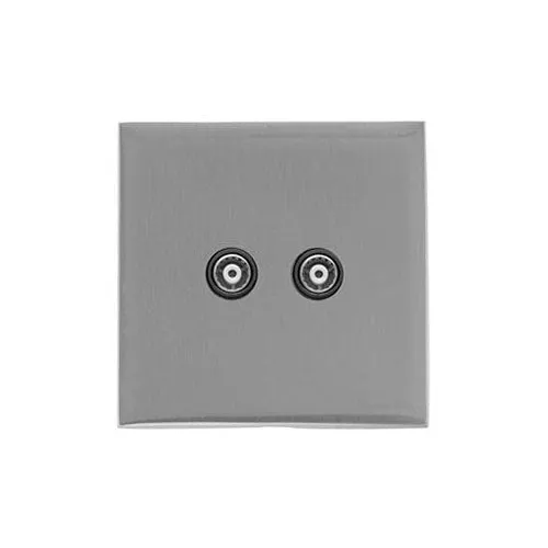 Winchester Range-Satin Chrome -TV/FM Diplexed Socket