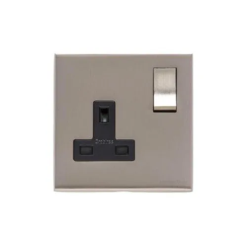 Winchester Range-Satin Nickel-Single Socket (13 Amp)
