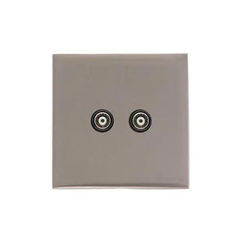 Winchester Range-Satin Nickel-TV/FM Diplexed Socket