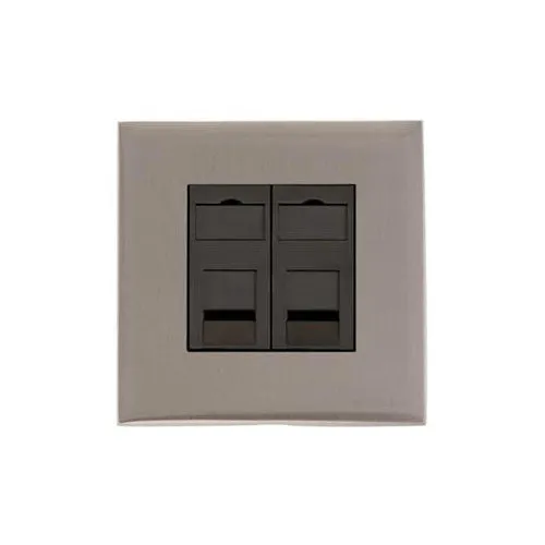 Winchester Range-Satin Nickel-2 Gang Secondary Line Socket