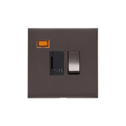 Winchester Range-Matt Bronze-Switched Spur with Neon (13 Amp)