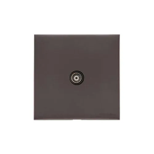 Winchester Range-Matt Bronze-1 Gang Non-Isolated TV Coaxial Socket