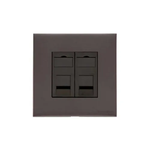 Winchester Range-Matt Bronze-2 Gang Master Line Socket