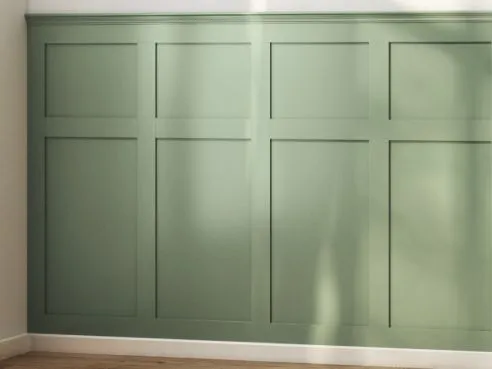 Traditional Wall Panel Kit Shaker Inc. Dado 2.4m Wide MDF Panelling (WPKT6)