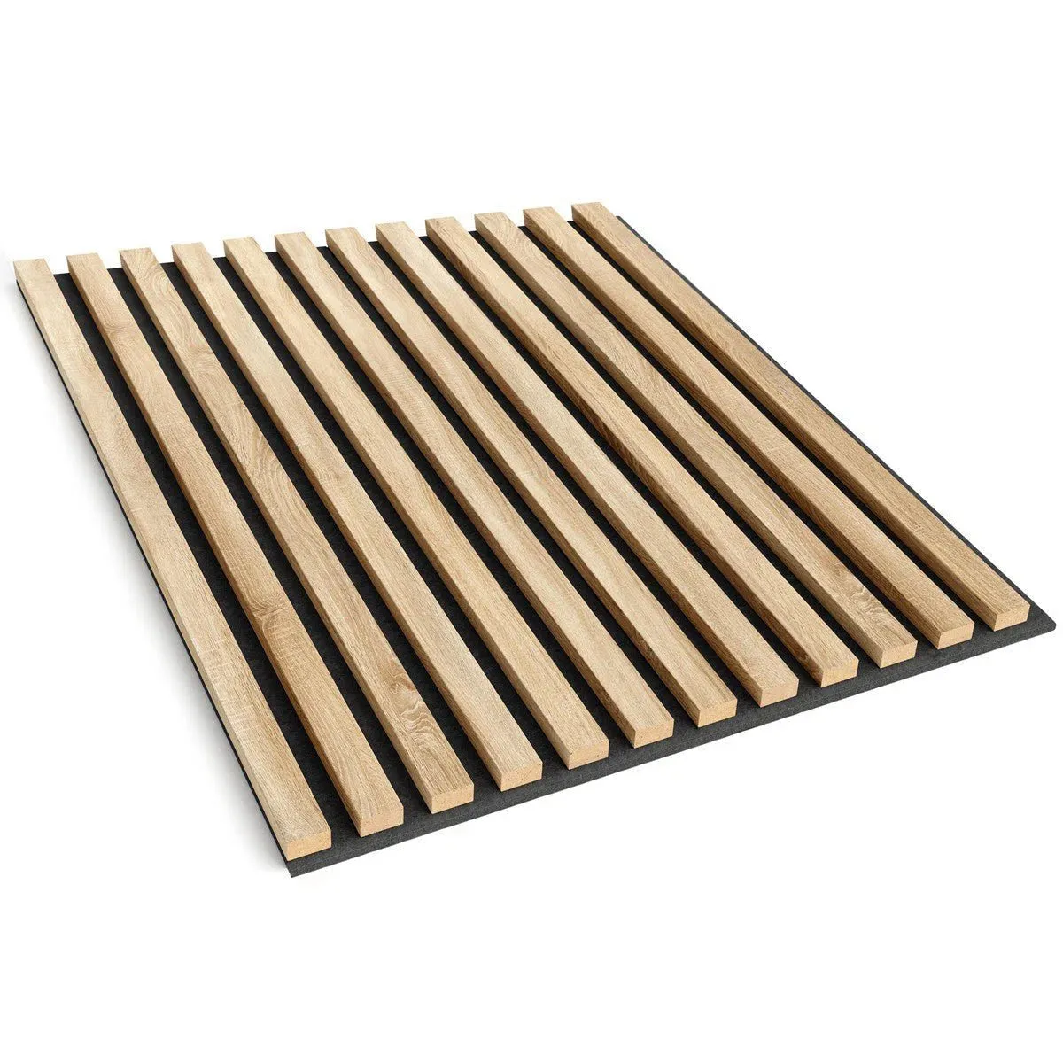 Wooden Acoustic Panels - GREY OAK Wall Slats