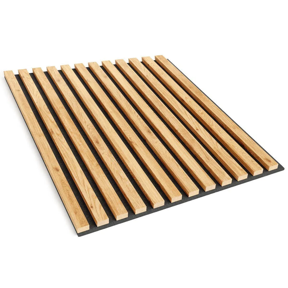 Wooden Acoustic Panels - NATURAL OAK Wall Slats