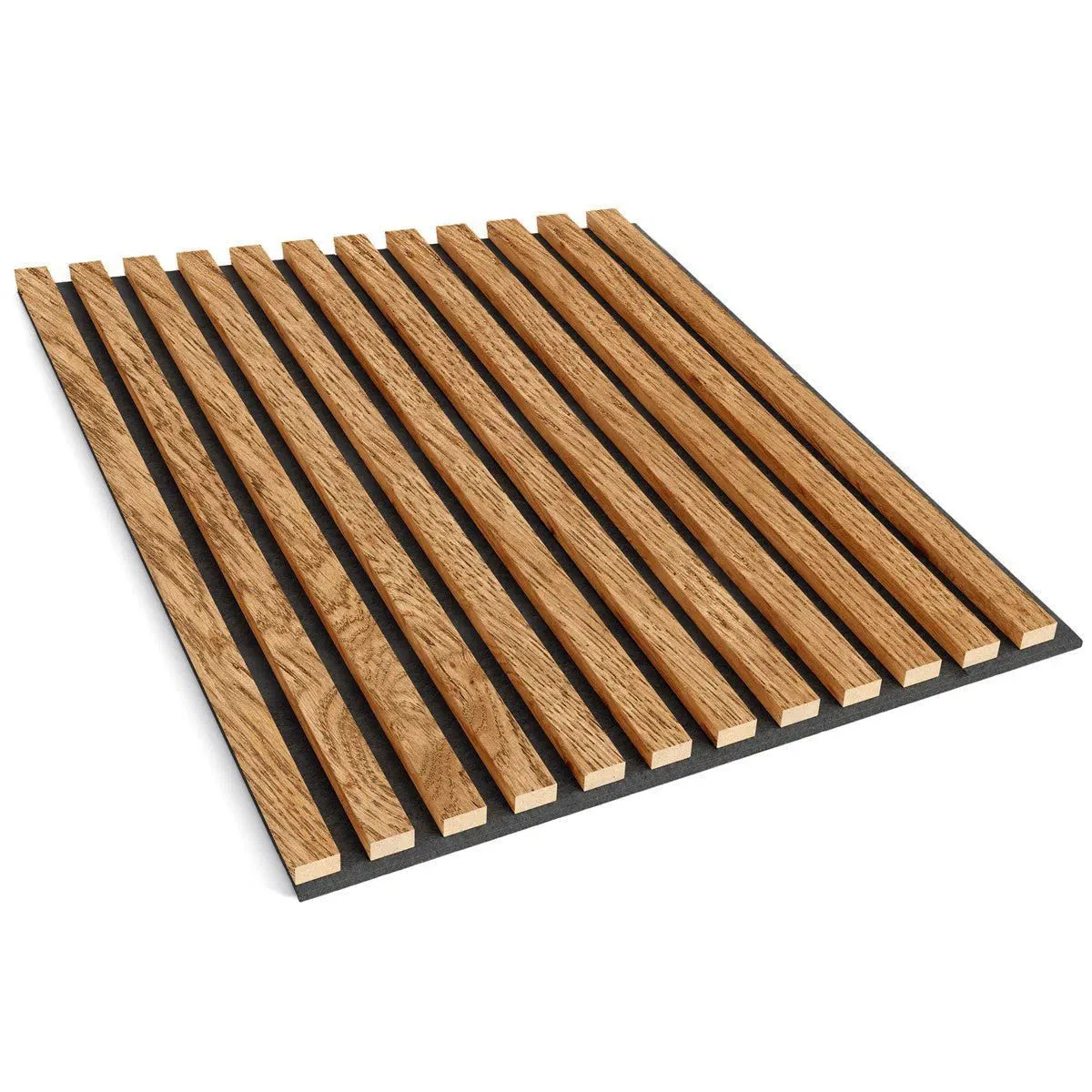 Wooden Acoustic Panels - VENEERED OAK Wall Slats